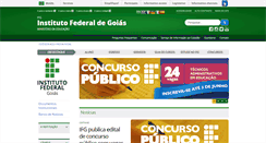 Desktop Screenshot of cefetgo.br